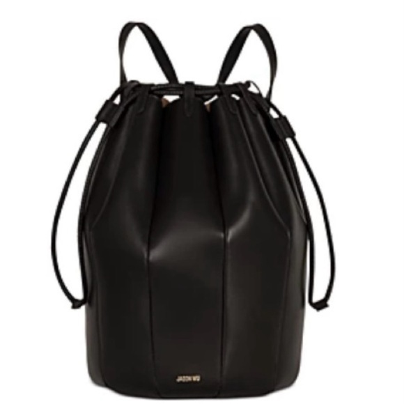 NEW JASON WU TULIP LEATHER BLACK BACKPACK BAG AUTHENTIC NWT! - Picture 1 of 9